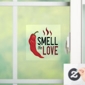 Red Chili Ruik de liefde Raamsticker (Huis)