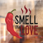 Red Chili Ruik de liefde Raamsticker (Vel 2)