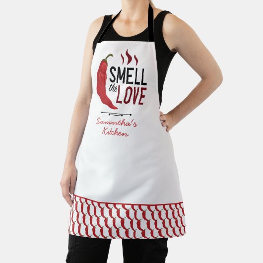 Red Chili Ruik de liefde Schort (Insitu)