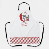 Red Chili Ruik de liefde Schort (Voorkant)