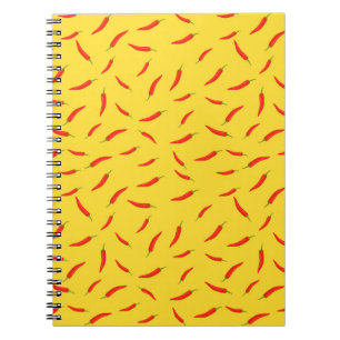 Red Chilies Patroon Notitieboek