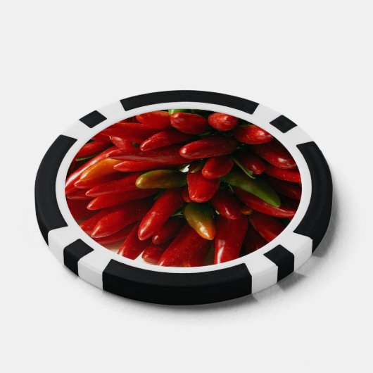 Red Chillis Poker Chips (Enkel)