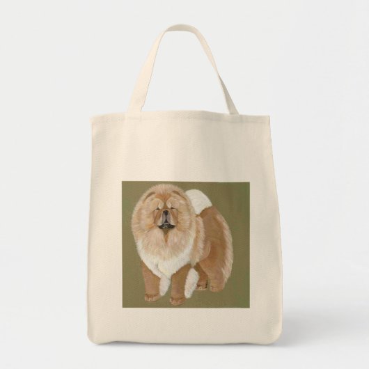 Red Chow staand Tote Bag (Voorkant)