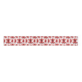 Red Christmas Bows Grosgrain Lint (Voorkant)