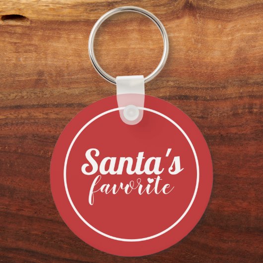 Red Christmas Bows Sleutelhanger (Achterkant)