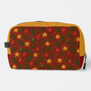 Red Christmas Classic Dopp Kit – Feestelijke Reize Toilettasje