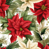 Red Christmas Curtain Floral Touch for the Home Douchegordijn