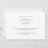 Red Christmas Gingerbread Vakantie Party uitnodigi Kaart (Achterkant)