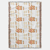 red Christmas  happy day and Christmas Deken (Voorkant Verticaal)