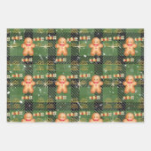 red Christmas  happy day and Christmas stocking Inpakpapier Vel (Voorkant)