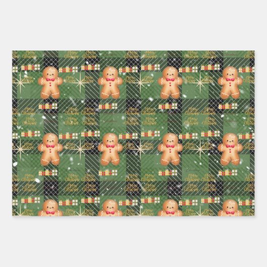 red Christmas  happy day and Christmas stocking Inpakpapier Vel (Voorkant)