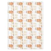 red Christmas  happy day and Christmas Tafelkleed (Voorkant)