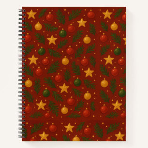 Red Christmas Notitieboek – Classic Holiday Journa