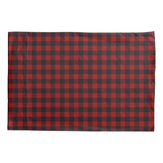 Red Christmas Pattern Fleece Blanket Kussensloop (Achterkant)