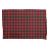Red Christmas Pattern Fleece Blanket Kussensloop (Voorkant)