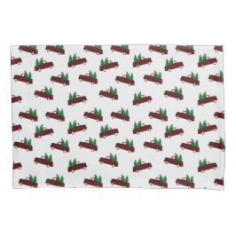 Red Christmas Pattern Fleece Blanket Kussensloop