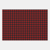 Red Christmas Pattern  Inpakpapier Vel (Voorkant 3)