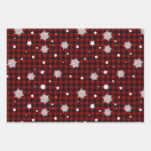 Red Christmas Pattern  Inpakpapier Vel (Voorkant 2)