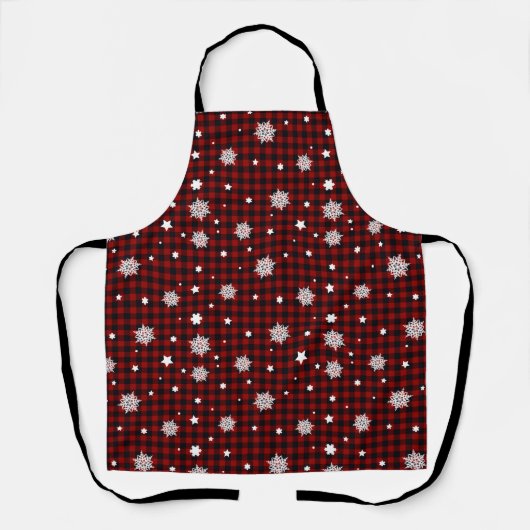 Red Christmas Pattern Schort (Voorkant)