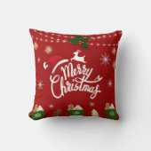 red christmas pillow kussen (Voorkant)