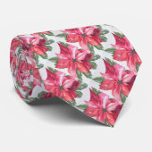 RED CHRISTMAS POINTSETTIA STROPDAS (Opgerold)