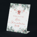 Red Christmas Santa Baby shower Hot Chocolate Bar Reclamebord Met Voetstuk<br><div class="desc">Het Red Christmas Santa Baby shower Hot Chocolate Bar-Poster voegt een warme en feestelijke touch toe aan uw baby shower met een vakantiethema! Met een vrolijk ontwerp met rode kerstaccenten en Santa baby-elementen nodigt dit poster gasten uit om te genieten van een gezellige warme chocoladereep. Perfect voor het creëren van...</div>