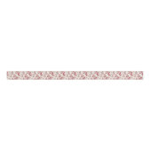 Red Christmas Santa Toile Grosgrain Lint (Voorkant)