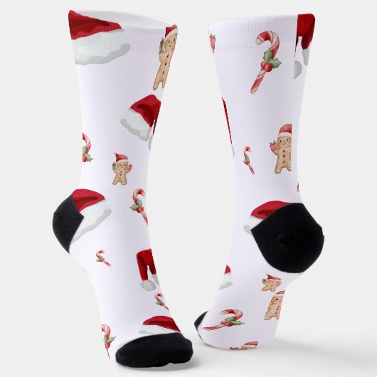 Red Christmas Sokken (Gebogen)