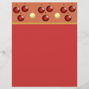 Red Christmas Stationery