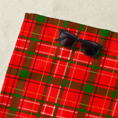 Red Christmas Tartan Plaid Pattern Design  Strandlaken