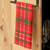Red Christmas Tartan Plaid Pattern Design Theedoek