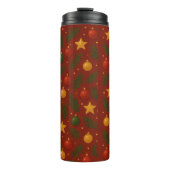 Red Christmas Thermal Tumbler – Feestelijke feestd Thermosbeker (Voorkant)