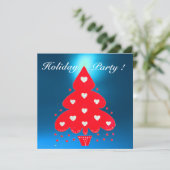 RED CHRISTMAS TREE HOLIDAY PARTY, Emerald Kaart (Staand voorkant)
