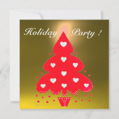 RED CHRISTMAS TREE HOLIDAY PARTY, Emerald Kaart (Voorkant)