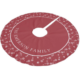 Red Christmas Tree Skirt Kerstboom Rok