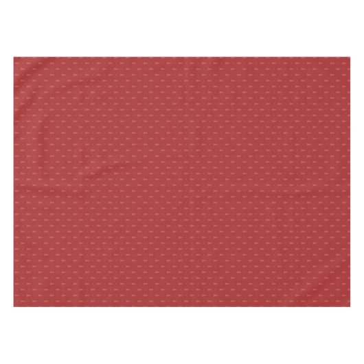 Red Christmas Tree Tablecloth Tafelkleed (Voorkant (Horizontaal))