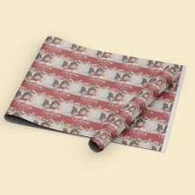 Red Christmas Village Familiefoto Custom Holiday