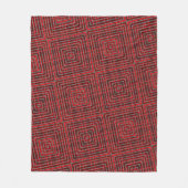 red chritmas happy day candy background fleece deken (Voorkant)