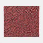 red chritmas happy day candy background fleece deken (Voorkant (Horizontaal))