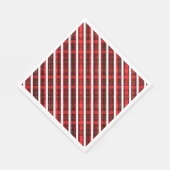 red chritmas happy day candy background servet (Hoek)