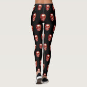 Red Chrome Skull Leggings (Achterkant)