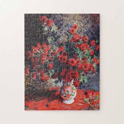 Red Chrysanthema van Claude Monet Puzzle Legpuzzel (Verticaal)