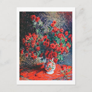 Red Chrysanthemum, Monet Briefkaart