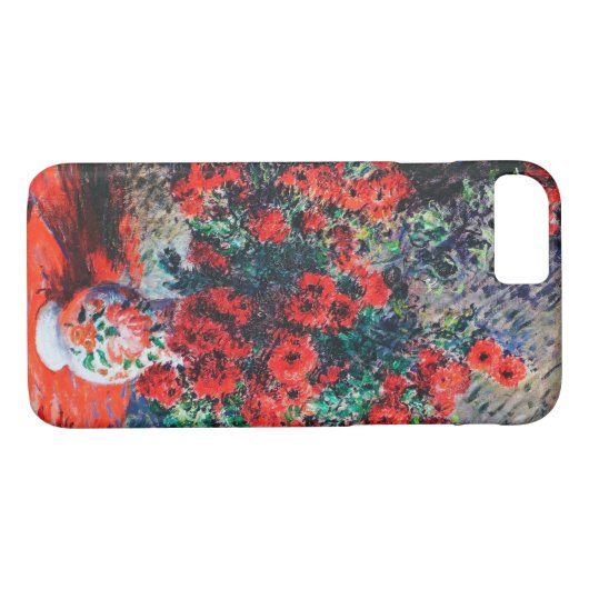 Red Chrysanthemum, Monet Case-Mate iPhone Case (Achterkant (Horizontaal))