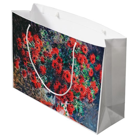 Red Chrysanthemum, Monet Groot Cadeauzakje (Achterkant Gekanteld)