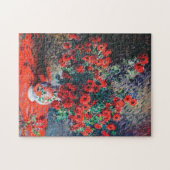 Red Chrysanthemum, Monet Legpuzzel (Horizontaal)