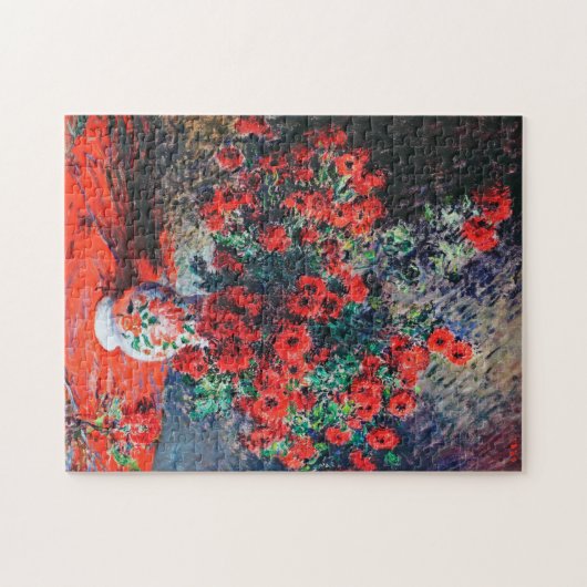 Red Chrysanthemum, Monet Legpuzzel (Horizontaal)