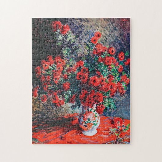 Red Chrysanthemum, Monet Legpuzzel (Verticaal)