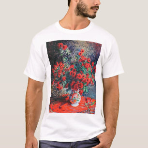 Red Chrysanthemum, Monet T-shirt