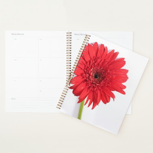 Red Chrysanthemum Petals Bloem Planner (Display)